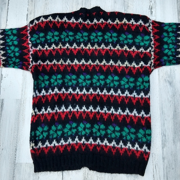 Vintage 80s MohairOversized Grandpa Cardigan - Picture 6 of 6